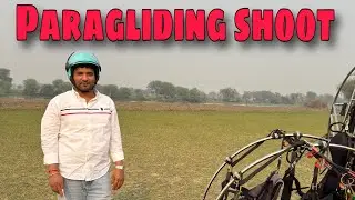 Paragliding shoot on Yamuna River. #yamunariver #vrindavan #vrindavandham #mathura #paragliding 