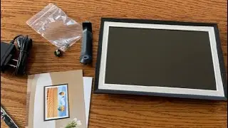 Цифровая фоторамка Frameo WiFi, сенсорный экран IPS FHD 1920x1080, большие электронные фоторамки