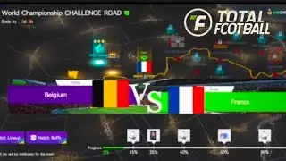 Total Football 2023 Android Gameplay | World Championship Challenge Road | Belgia vs France 🔥🔥🔥