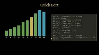 Visualizing Sorting Algorithms in Python (Bubble, Insertion, Quick)