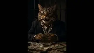 When Your Cat Becomes the Boss#FunnyCat #CatMeme #BossCat #RichCat #CatLife #PetComedy #CatVibes