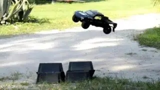 High Volts RC - Brushless Short Course HardCord Bashing Slow Mo