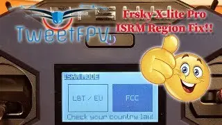 Frsky X lite Pro ACCESS radio ISRM region fix