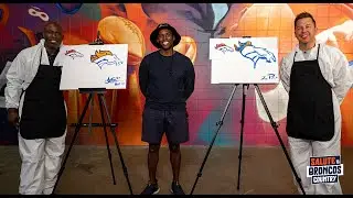 Terrell Davis tours Broncos' stadium artist series | Salute to Broncos Country