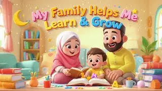 My Loving Islamic Family | Islamic Values & Love for Kids 🌙❤️