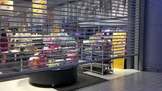 transparent polycarbonate rolling shutter door