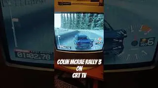 Colin McRae Rally 3 (PS2) on a CRT TV - Still Plays Like a Dream