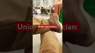 What I do as  a union electrician: #life #electrican #unionelectrician #work