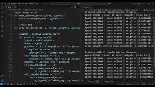 L1 and L2 Regularization