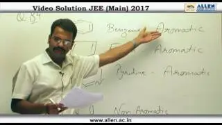 JEE Main 2017 Exam Chemistry Solution &ndash; Q. No. 83, 84, 85 (Paper Code-B)