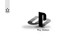 tutorial inkscape: Play Station logo