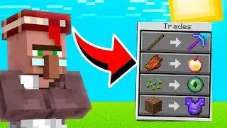 Minecraft pero los aldeanos dan cosas sope
