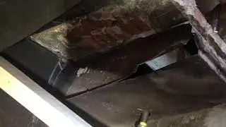 Heatilator steel fireplace or firebox insert removal. Convert wood to natural gas fire logs.