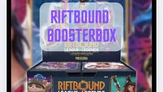 Riftbound Origins Booster Box Unpacking 