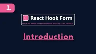React Hook Form from Scratch | Build Forms Efficiently in React