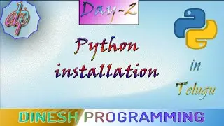 How to install Python IDLE in windows | Telugu |DINESH PROGRAMMING | DINESH REDDY