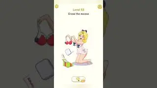 Delete Puzzle:Erase One Part Level 53 Gameplay ||New Game Delete Puzzle Erase One Part #shorts