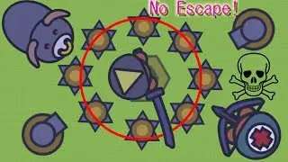Moomoo.io Trolling - The Circle of Death - Pit Trap Trolling & Spike Trolling