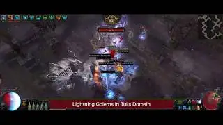 Lightning Golems ▲ Tul's Domain (POE 2.6)