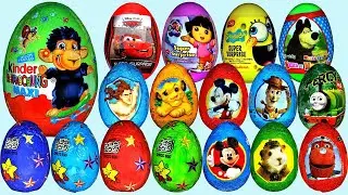 The Surprise Eggs: Toy Story, Poseidon, Lilo and Stitch, Minions, Inside Out, Cars, Batman and Zaini