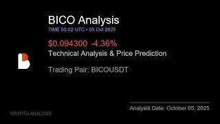 BICO (BICOUSDT) Technical Analysis - Price Prediction & Buy or Sell October 05, 2025