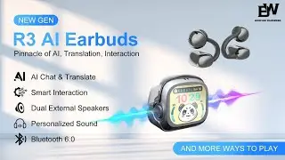 R3 Al Earbuds：AI-Powered, Translate & Interact🤖 &ndash; The Future of Communication Starts NOW!