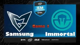 Immortals vs  Samsung - [Game 1 - Group A] - IEM Gyeonggi 2016