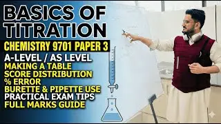 Titration Basics for A Level Chemistry 9701 | How to Score Full Marks in Paper 3(Urdu/Hindi)