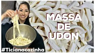 [Ticia eo Jap&atilde;o] Como fazer a MASSA de UDON em casa (MUITO FACIL e GOSTOSO)