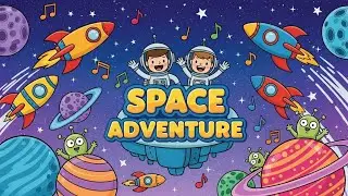 Space Adventure | Fun Outer Space Learning & Songs for Kids | Animagic Studio