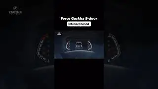 Sneak-a-peek into the interiors of the new 5-door Force Gurkha! #shorts