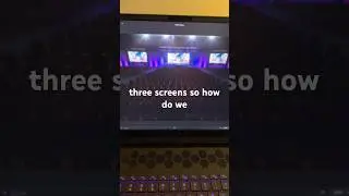 Prepping content for the 3 screen set up at anime weekend Atlanta, using Resolume and stage flow