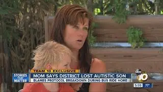 Mom says San Diego Unified School District lost her autistic son