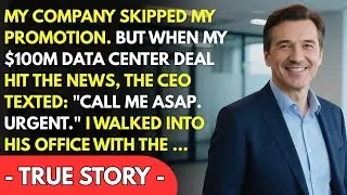 My Company Skipped My Promotion &mdash; But When My $100M Data Center Deal Hit the News, the CEO Texted