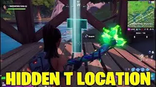 Fortnite search the hidden T in the trick shot loading screen.Hidden T location