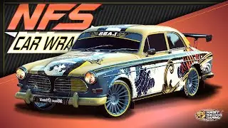 NFS-HEAT CAR WRAP TUTORIAL │LIVERY CAR WRAPS │Amazon P130 '70 Volvo