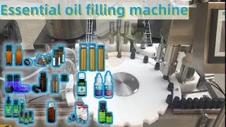 CBD essential oil roll on filling machine | 15ml tincture cbd oil glass bottle filling