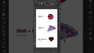 Adobe Illustrator Shortcut Keys #illustrator #illustratortips
