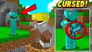 I Used a CURSED Fake Armor Skin To Confuse Players.. (Minecraft)