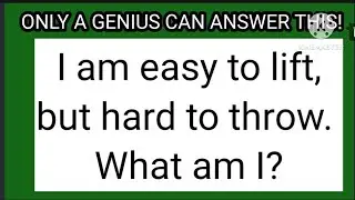 ONLY A GENIUS CAN ANSWER THESE 10 TRICKY RIDDLES|Riddles Quiz#riddles#viral#trending