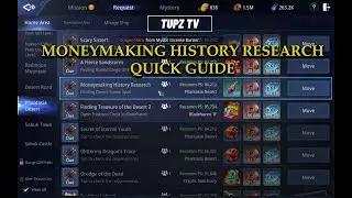 MIR 4 - MONEYMAKING HISTORY RESEARCH | REQUEST MISSION QUICK GUIDE