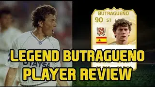 FIFA 15 Ultimate Team Legend Emilio Butrague&ntilde;o 90 Player Review FUT 15 Legend Butragueno Review