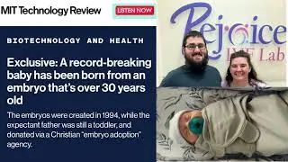 Baby Born from 30-Year-Old Embryo &ndash; Record-Breaking Science Explained‼️