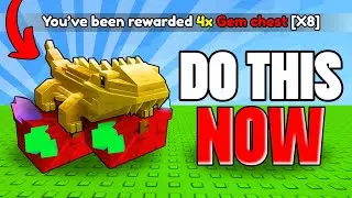 *EVENT BUFF* BEST METHOD TO FARM UNLIMITED GEM CHESTS in Grow a Garden!