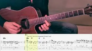 Clean Bandit - Rather Be. How To Play On Guitar (notes+TAB). Как Играть На Гитаре (ноты+табы).