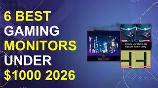 6 Best Gaming Monitors Under $1000 In 2026 | Best Gaming Monitors Under $1000