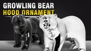Grand General Growling Bear Hood Ornament GG48186-48187