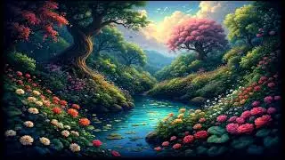 Paradise Scenes with Beautiful Music | Generated by Perchance.org AI Drawing Generator