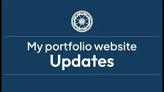 My portfolio website with some updates - React.js