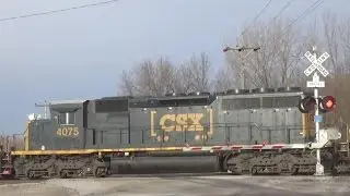CEFX 1037 w/ CSX SD40-3, & NS SD70ACu, Davenport, IA